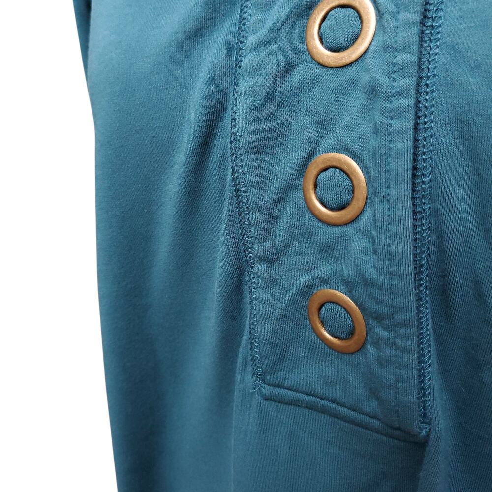 Soft Surroundings Lakshmi Pullover Tunic TopTeal Blue Green Style 2EQ97 Sz 1X - Picture 4 of 12
